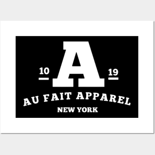 Aufait white og 1 logo  New York Posters and Art